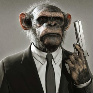Avatar: Monkey in a suit with a gun's Avatar