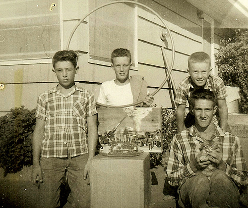 A rare childhood pic A rare childhood pic